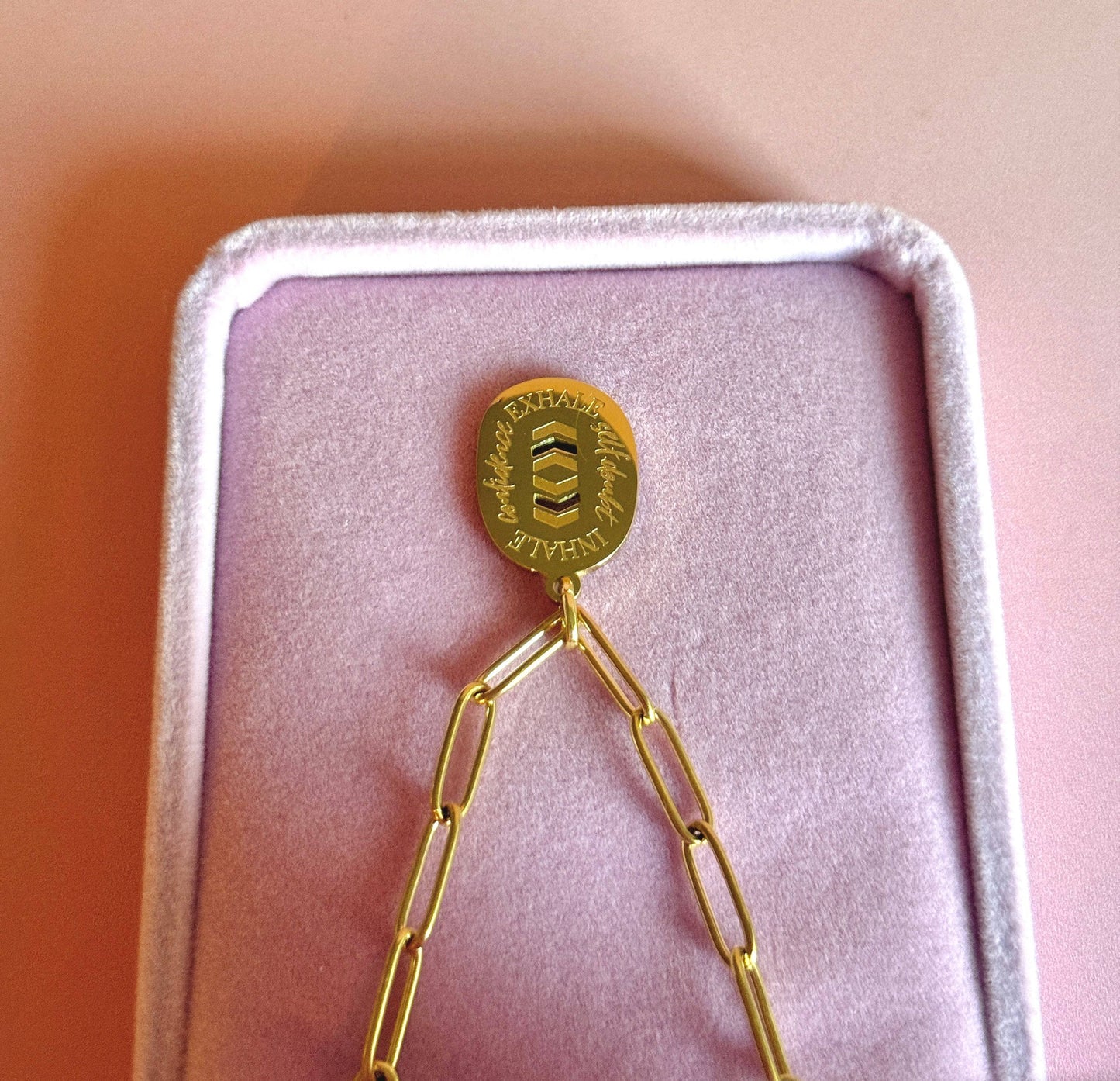 Empowerment Affirmation Necklace ~ Inhale/Exhale - Layer It Jewelry