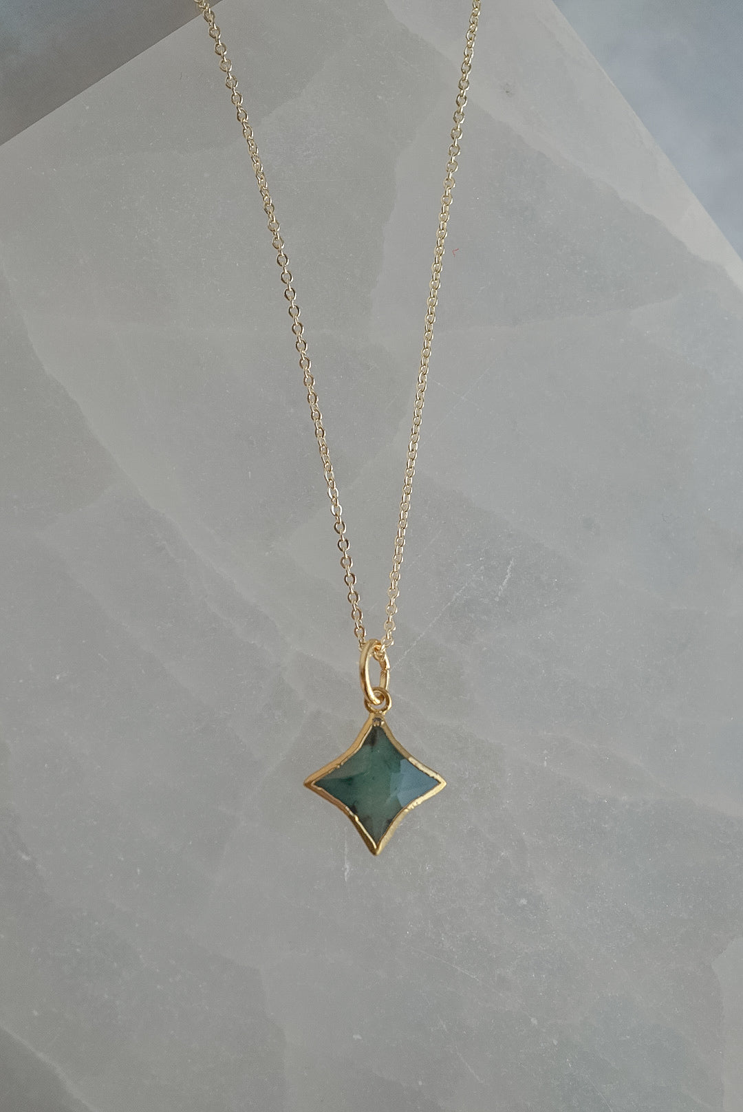 Stella Star Gemstone Necklace - Birthstones - Layer It Jewelry