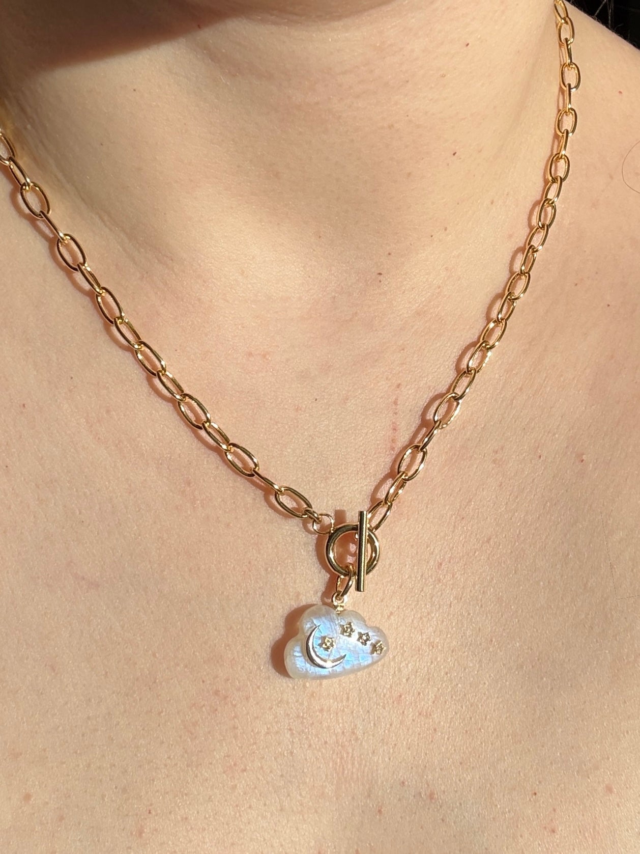 Head in the Clouds Charm Necklace - Layer It Jewelry
