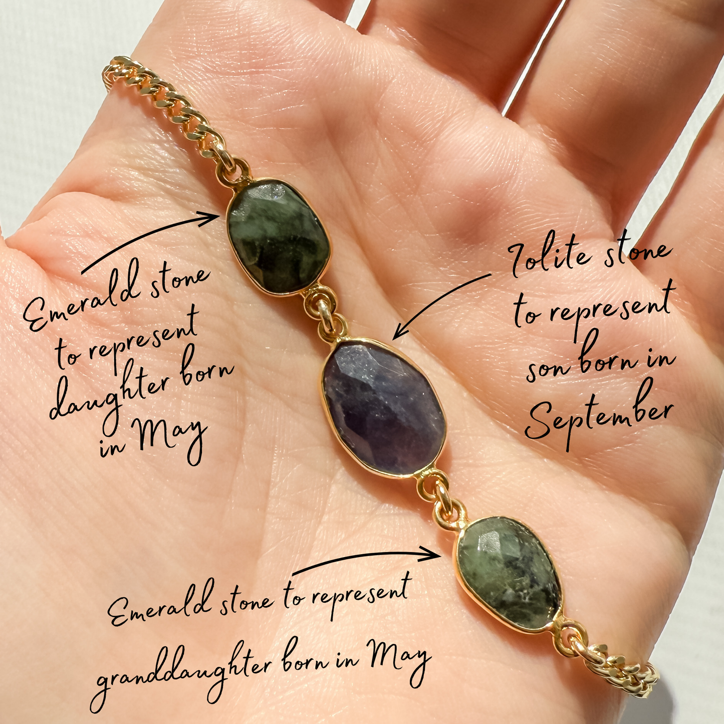 Personalized Birthstone Legacy Necklace - Layer It Jewelry
