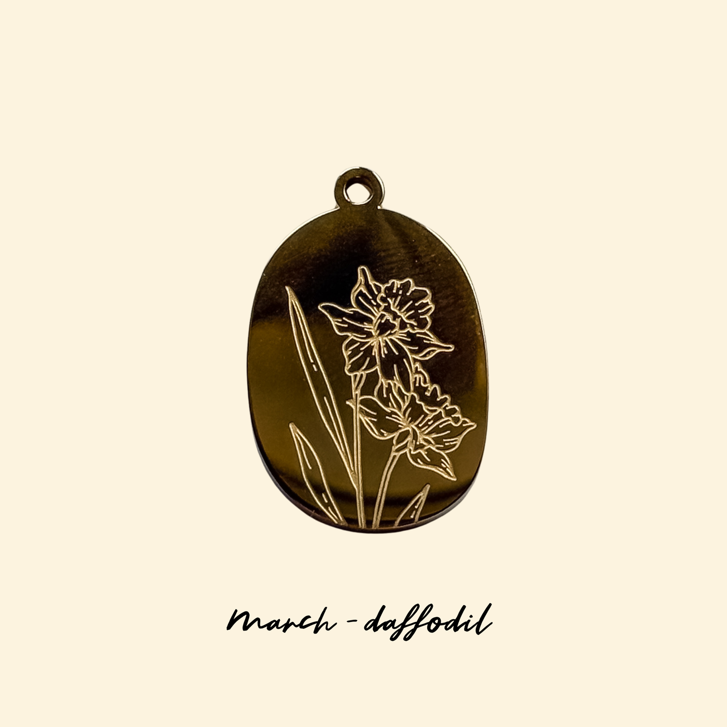 Birthflower Charm - Just the Charm - Layer It Jewelry