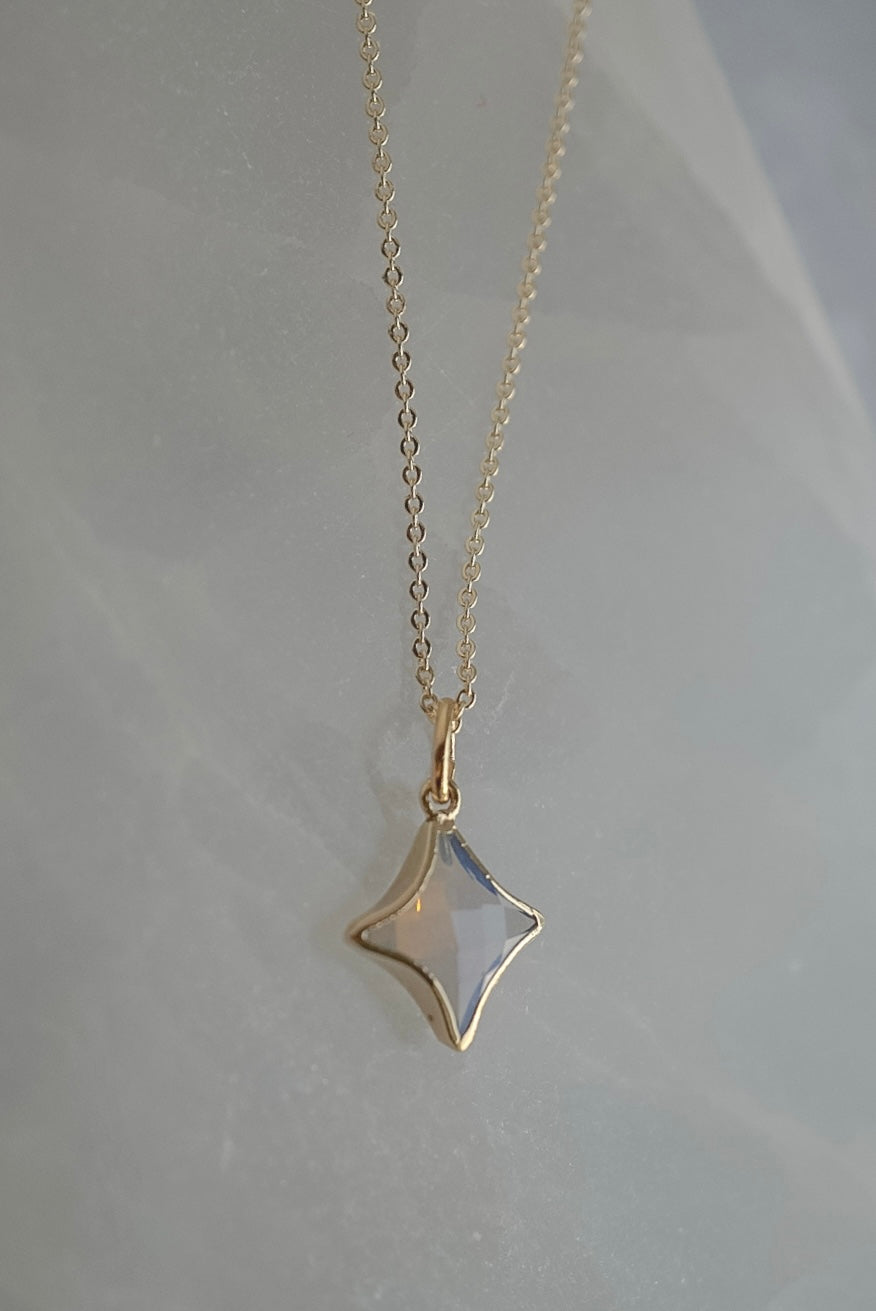 Stella Star Gemstone Necklace - Birthstones - Layer It Jewelry
