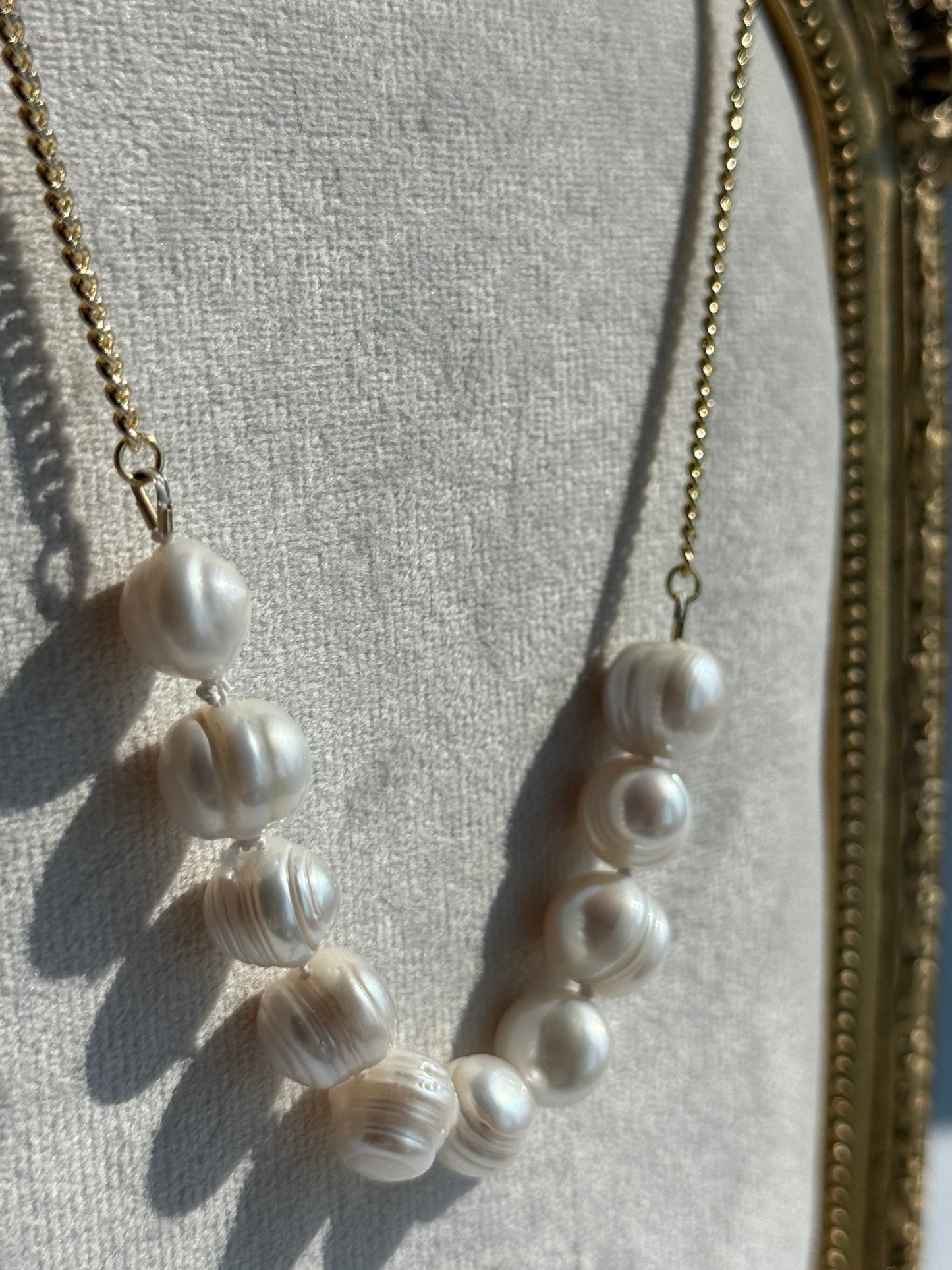 Baroque Pearl Toggle Necklace - Layer It Jewelry
