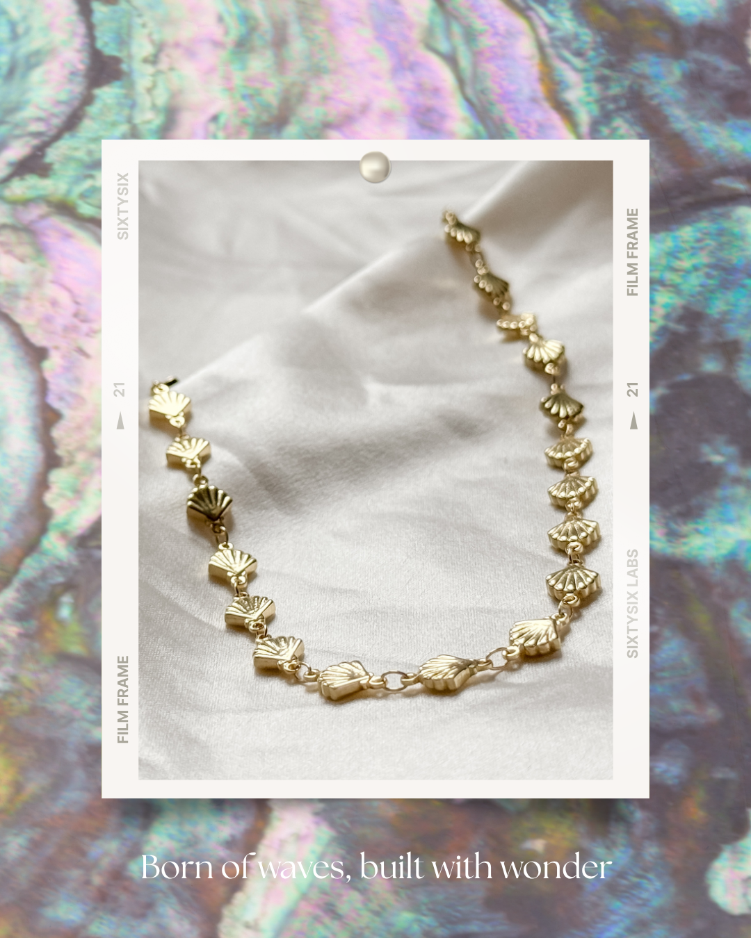 Gold Filled Seashell Chain Necklace - Layer It Jewelry