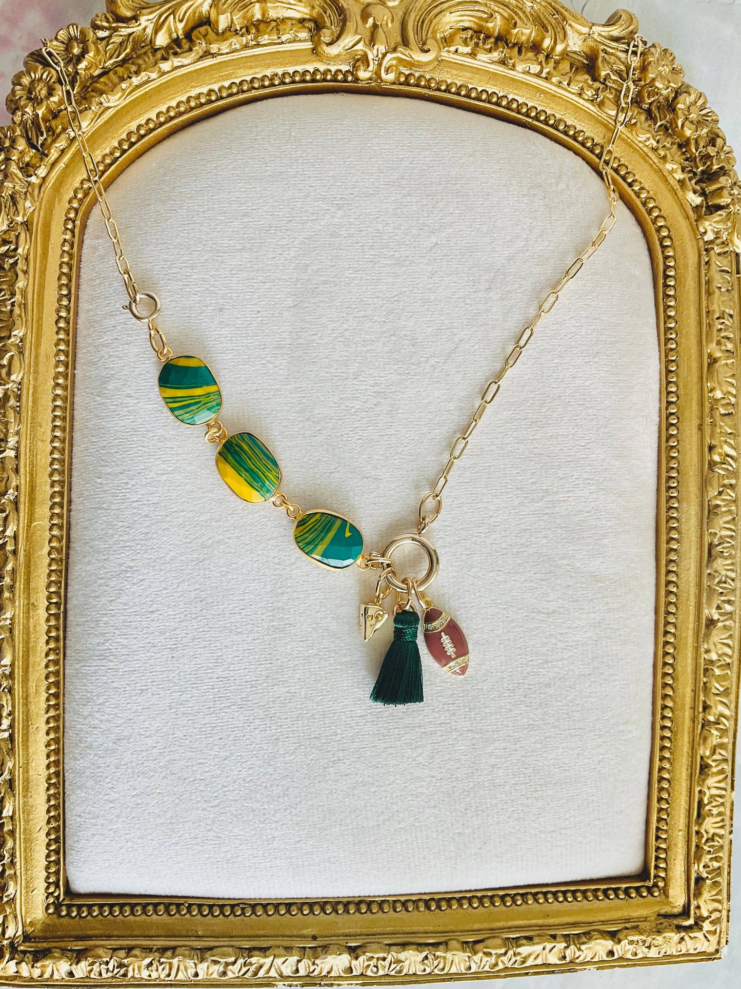 WI Sports Team Charm Necklace - Layer It Jewelry