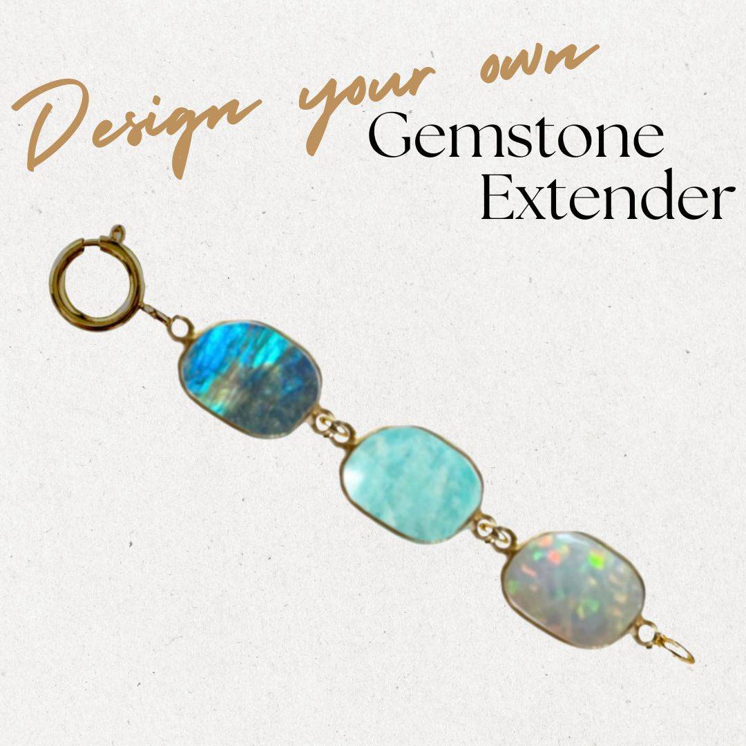 Design your own Gemstone Extender - Layer It Jewelry