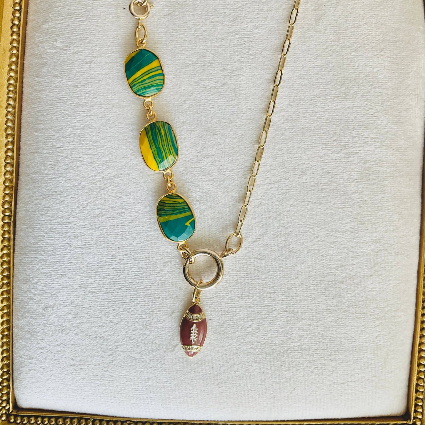 WI Sports Team Charm Necklace - Layer It Jewelry