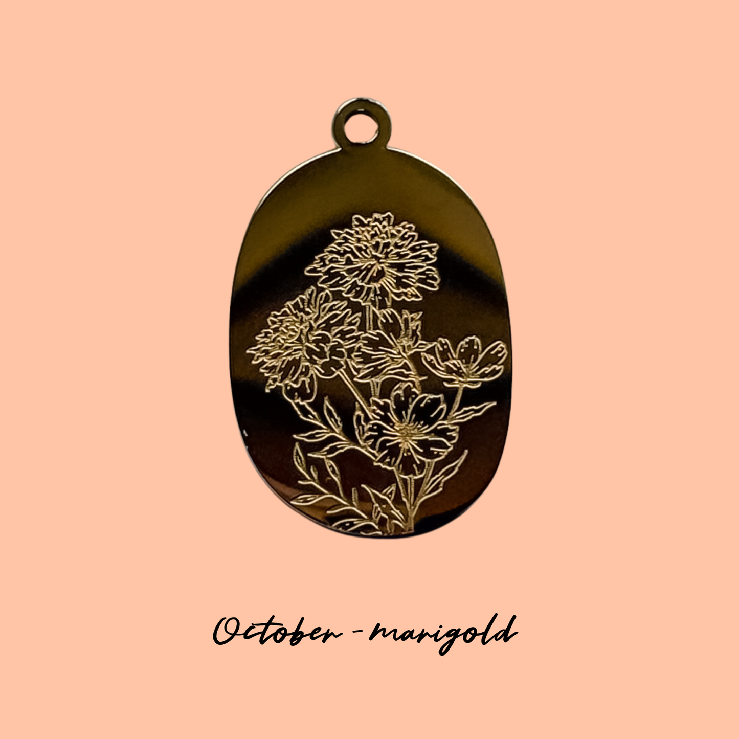 Birthflower Charm - Just the Charm - Layer It Jewelry