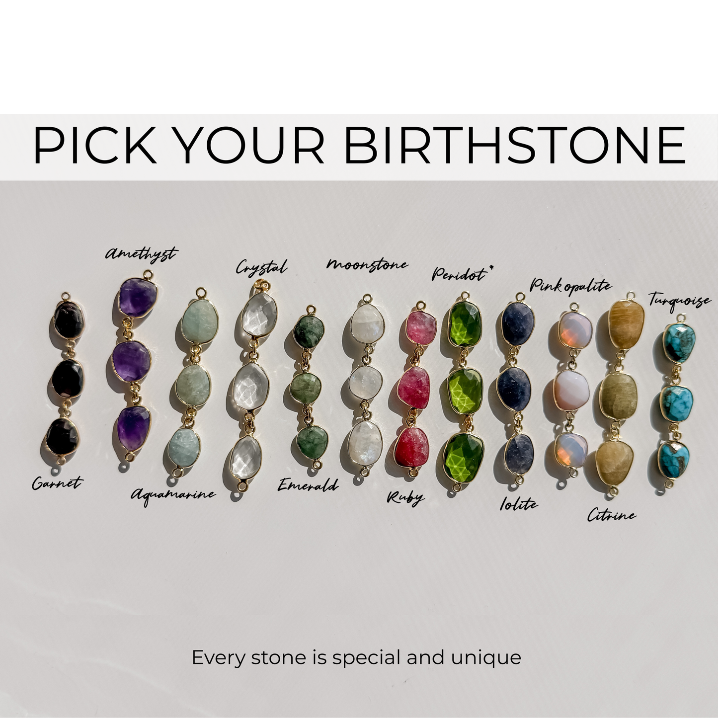 Personalized Birthstone Legacy Necklace - Layer It Jewelry