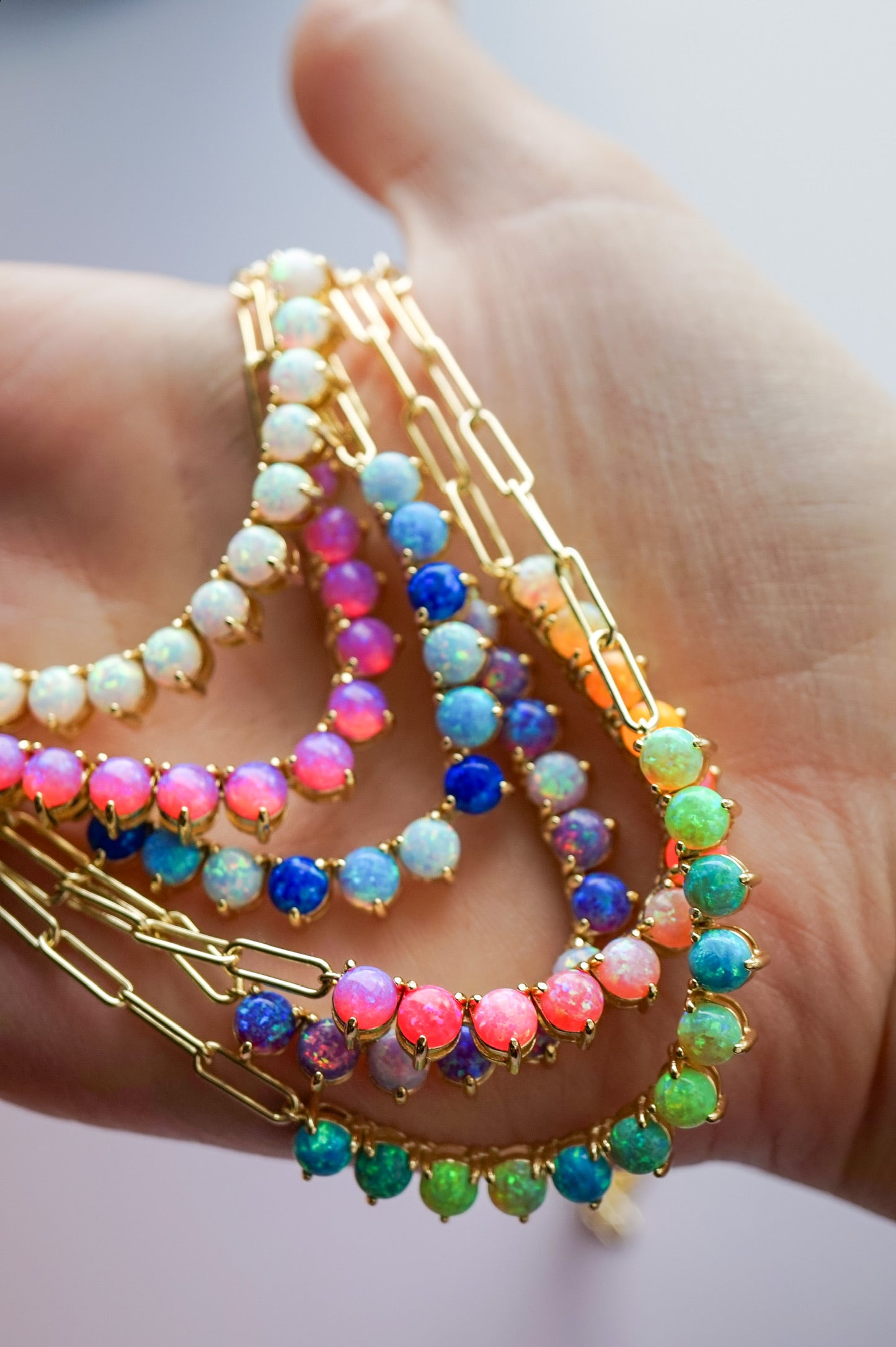 The Opal Tennis Chain