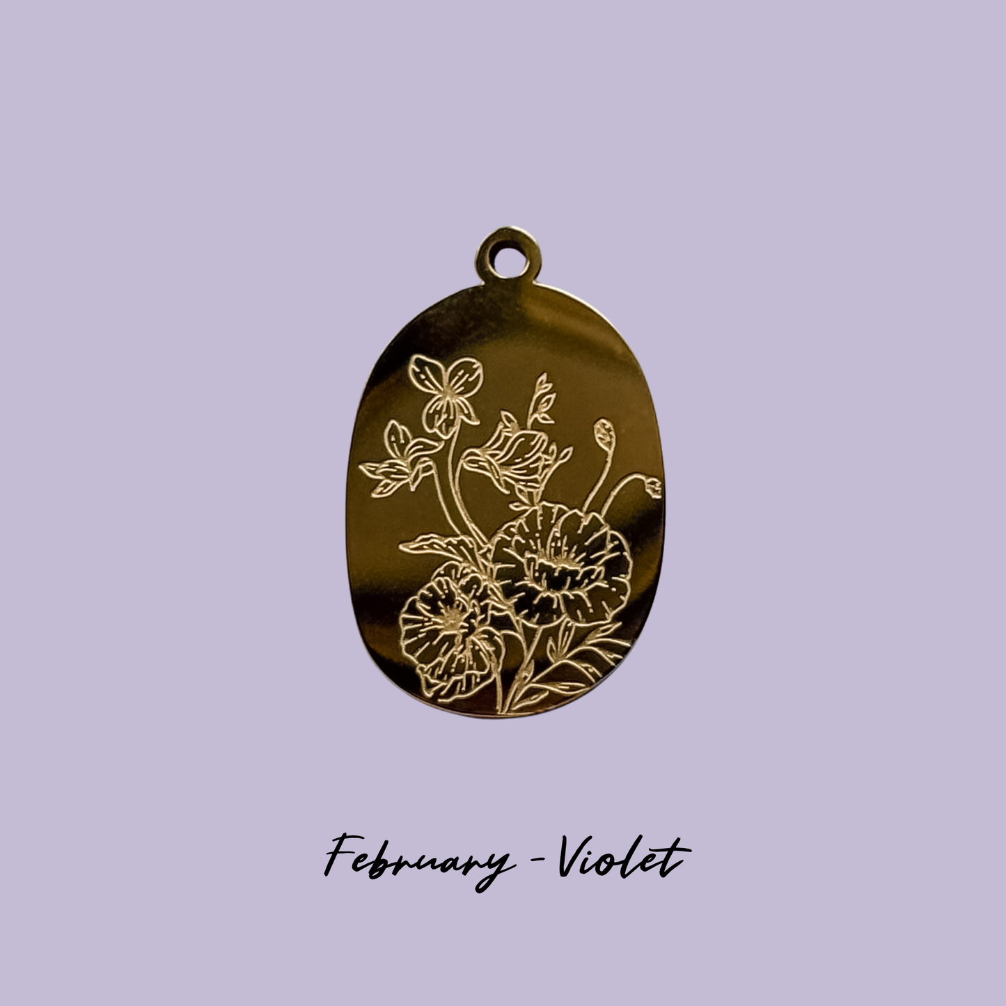 Birthflower Charm - Just the Charm - Layer It Jewelry