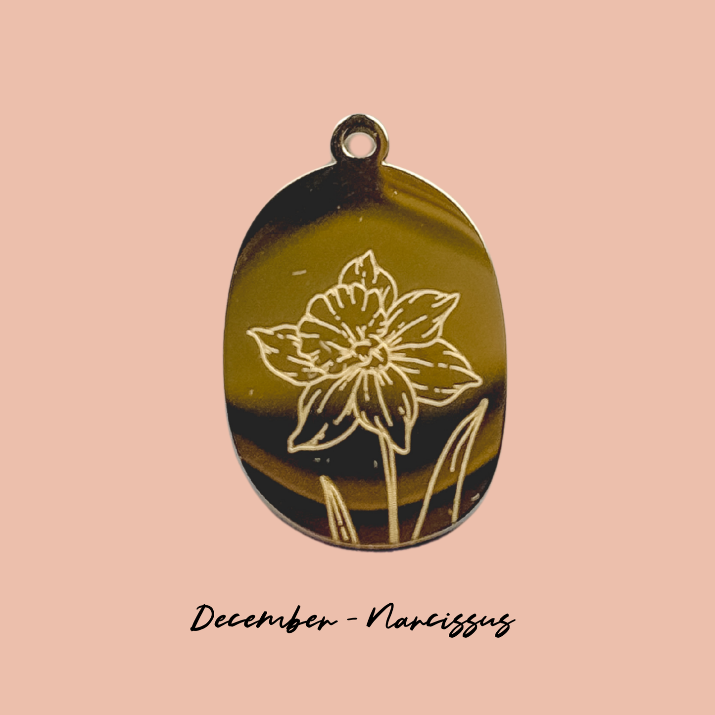 Birthflower Charm - Just the Charm - Layer It Jewelry