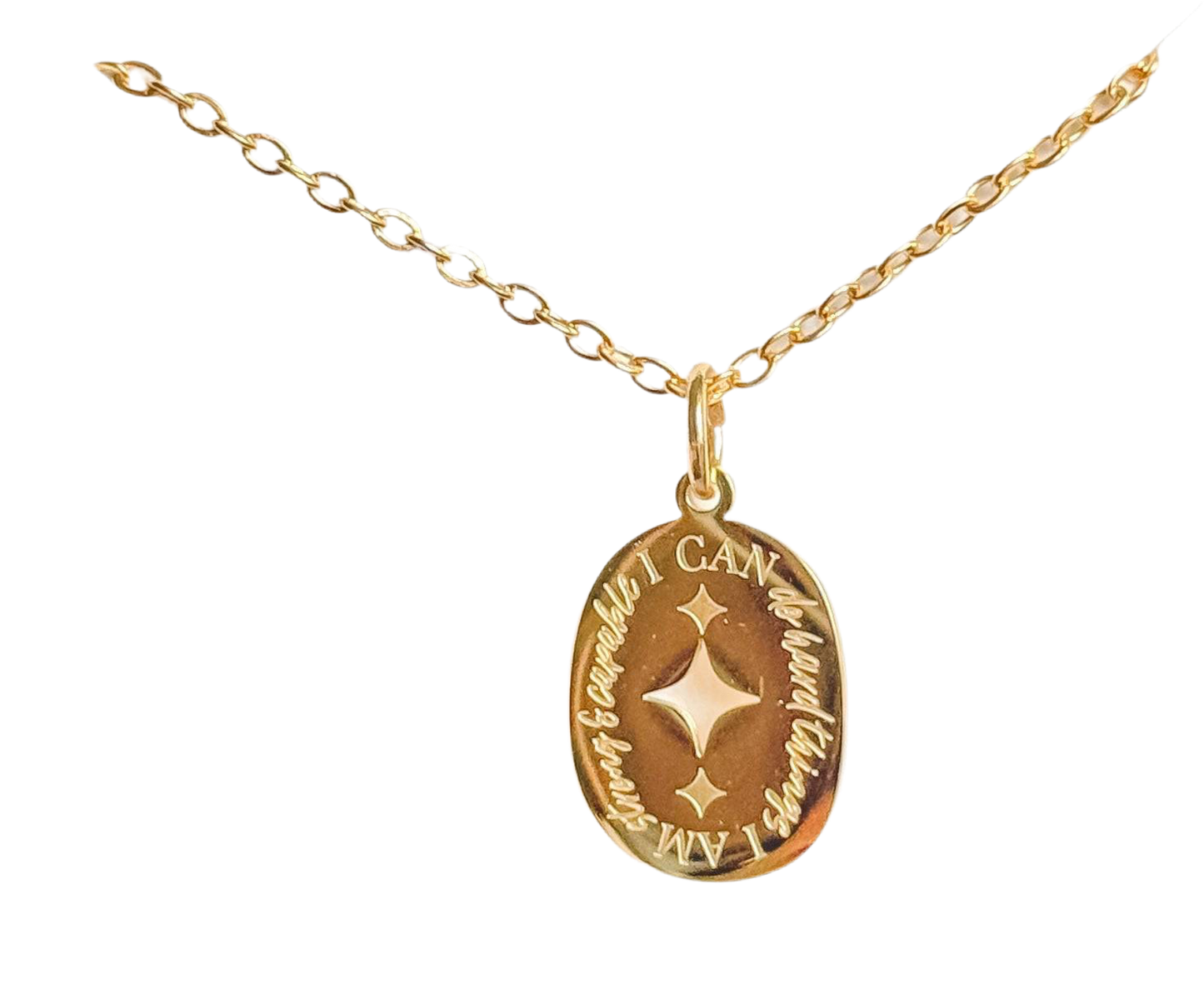 I can/I am Affirmation Necklace - Layer It Jewelry