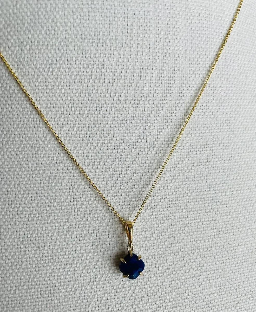 GENUINE Lapis Lazuli Necklace - Layer It Jewelry