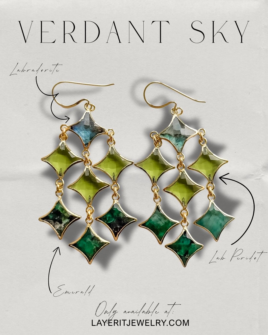 Design Your Own Lyra Earrings - Layer It Jewelry