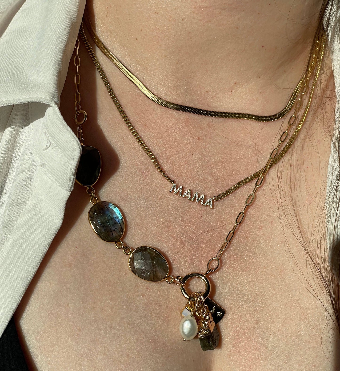 Design your own Gemstone Extender - Layer It Jewelry