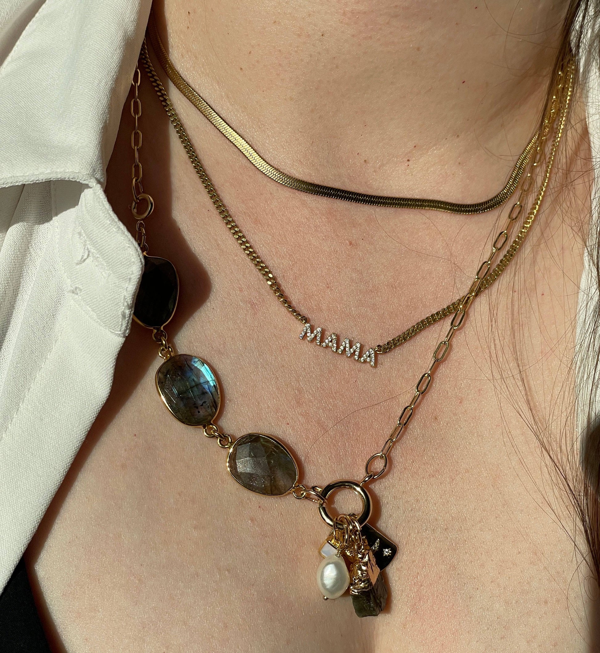 Design your own Gemstone Extender - Layer It Jewelry
