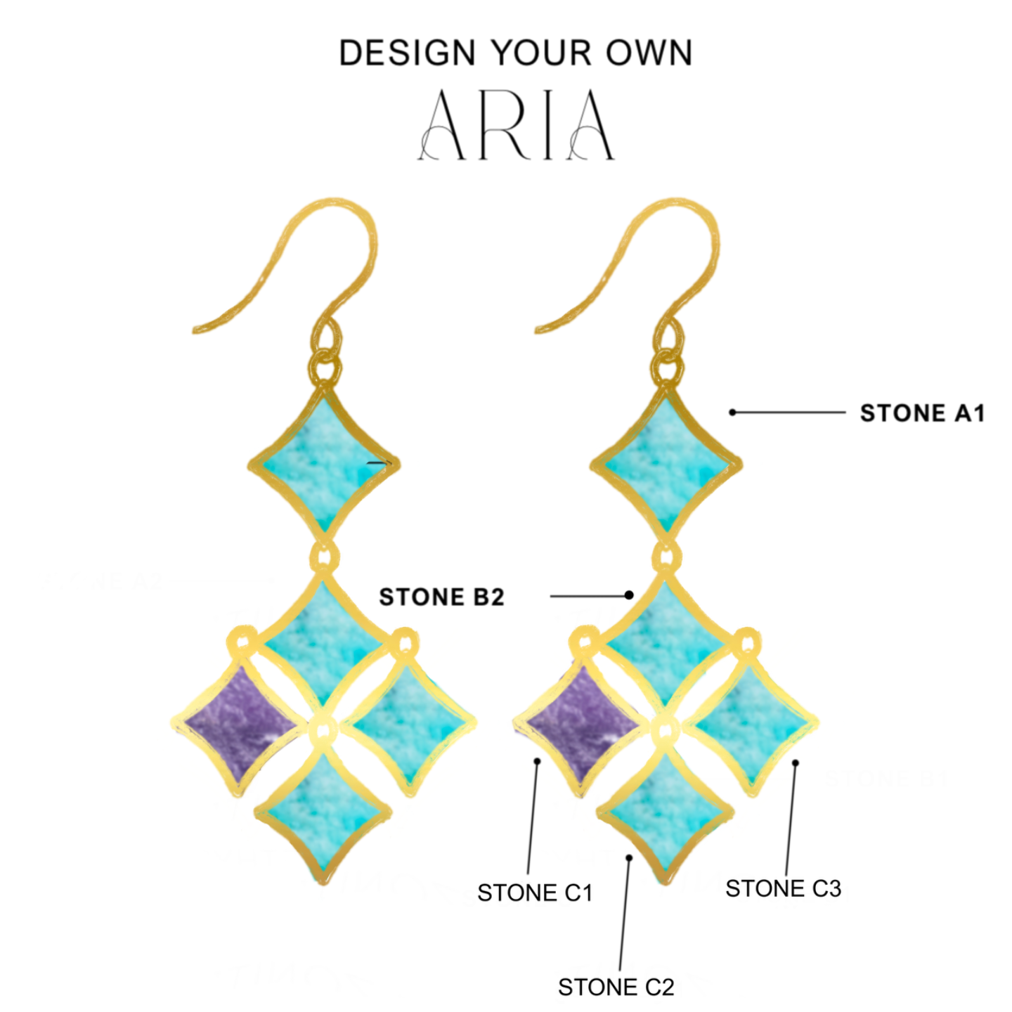 Design Your Own Aria Earrings - Layer It Jewelry