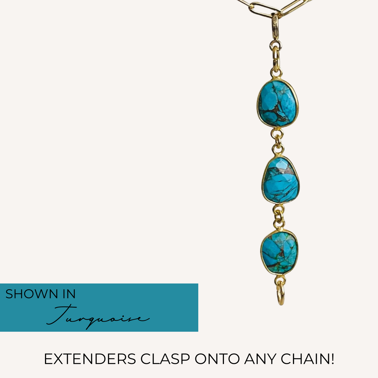 Gemstone Necklace Extender