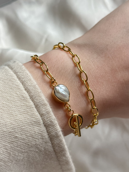 Pearl Wrap Bracelet - Layer It Jewelry