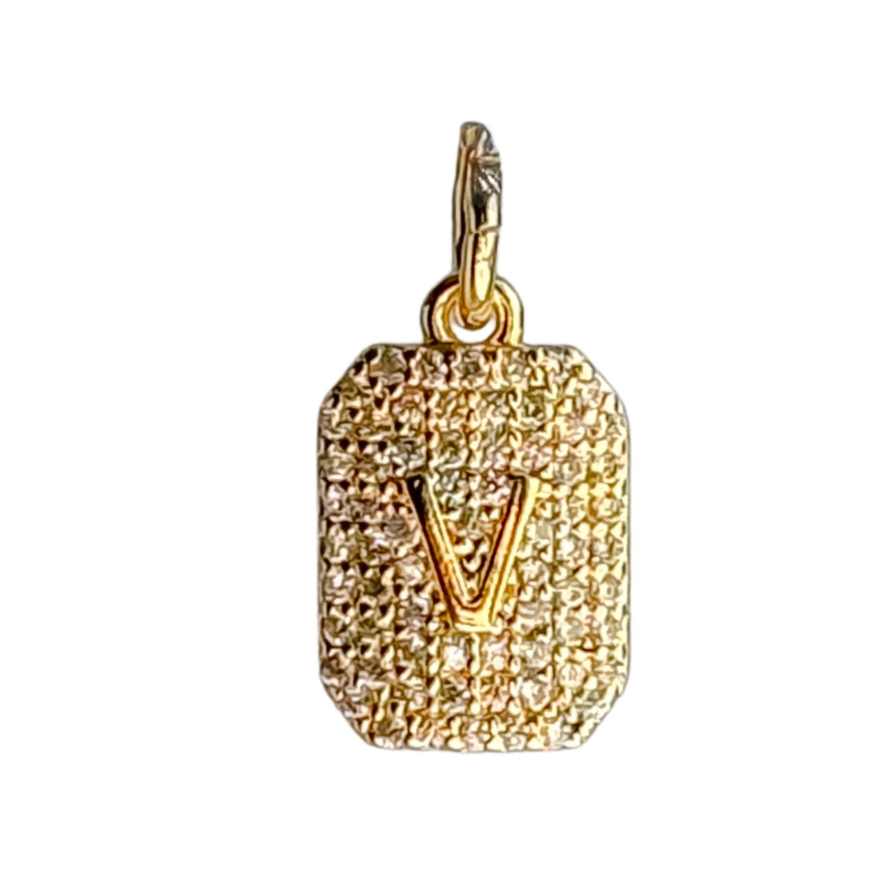 CZ Initial Charm - Layer It Jewelry