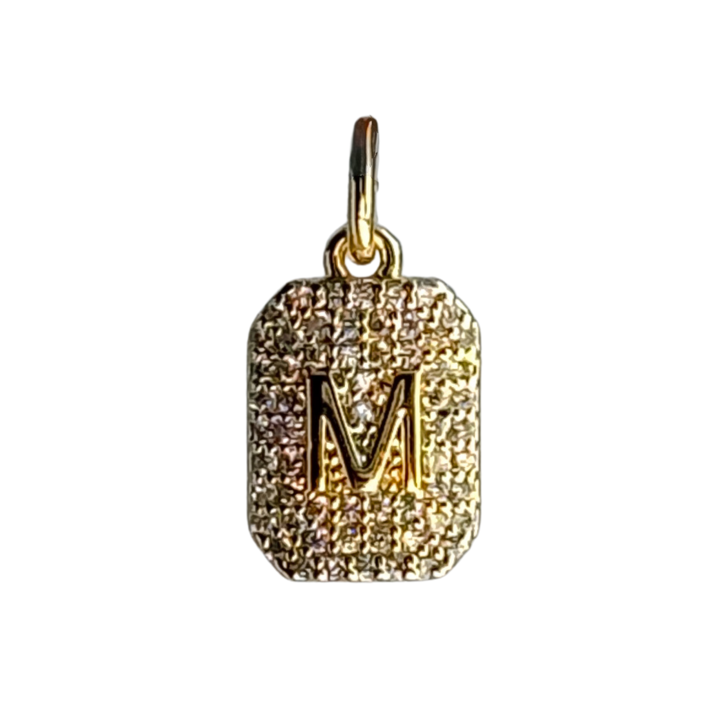 CZ Initial Charm - Layer It Jewelry