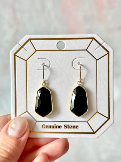 Lightweight Gemstone Lydia Earrings - Layer It Jewelry
