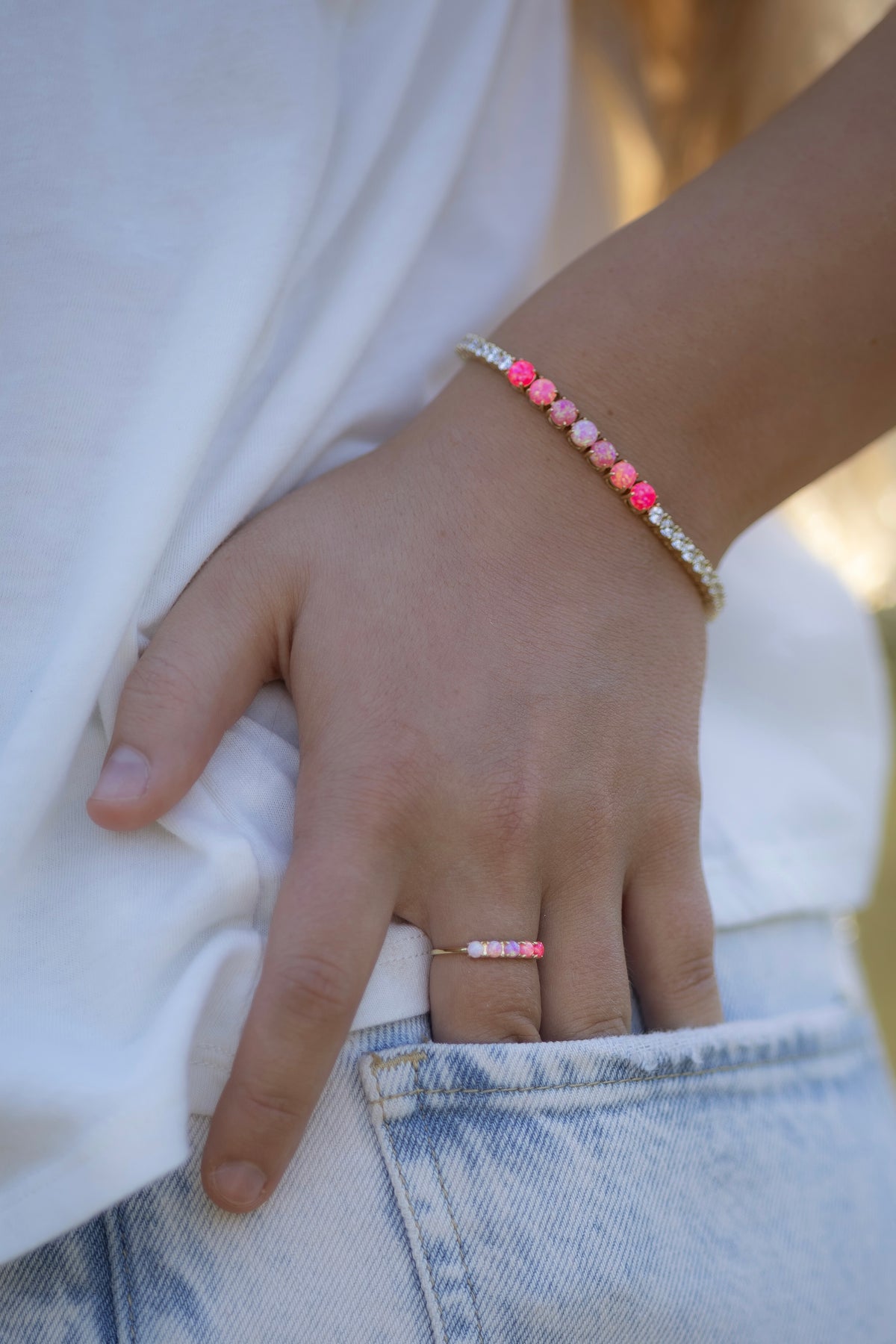 Design Your Own Opal Tennis Bracelet
