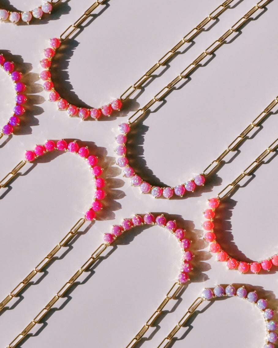 The Opal Tennis Chain - Layer It Jewelry