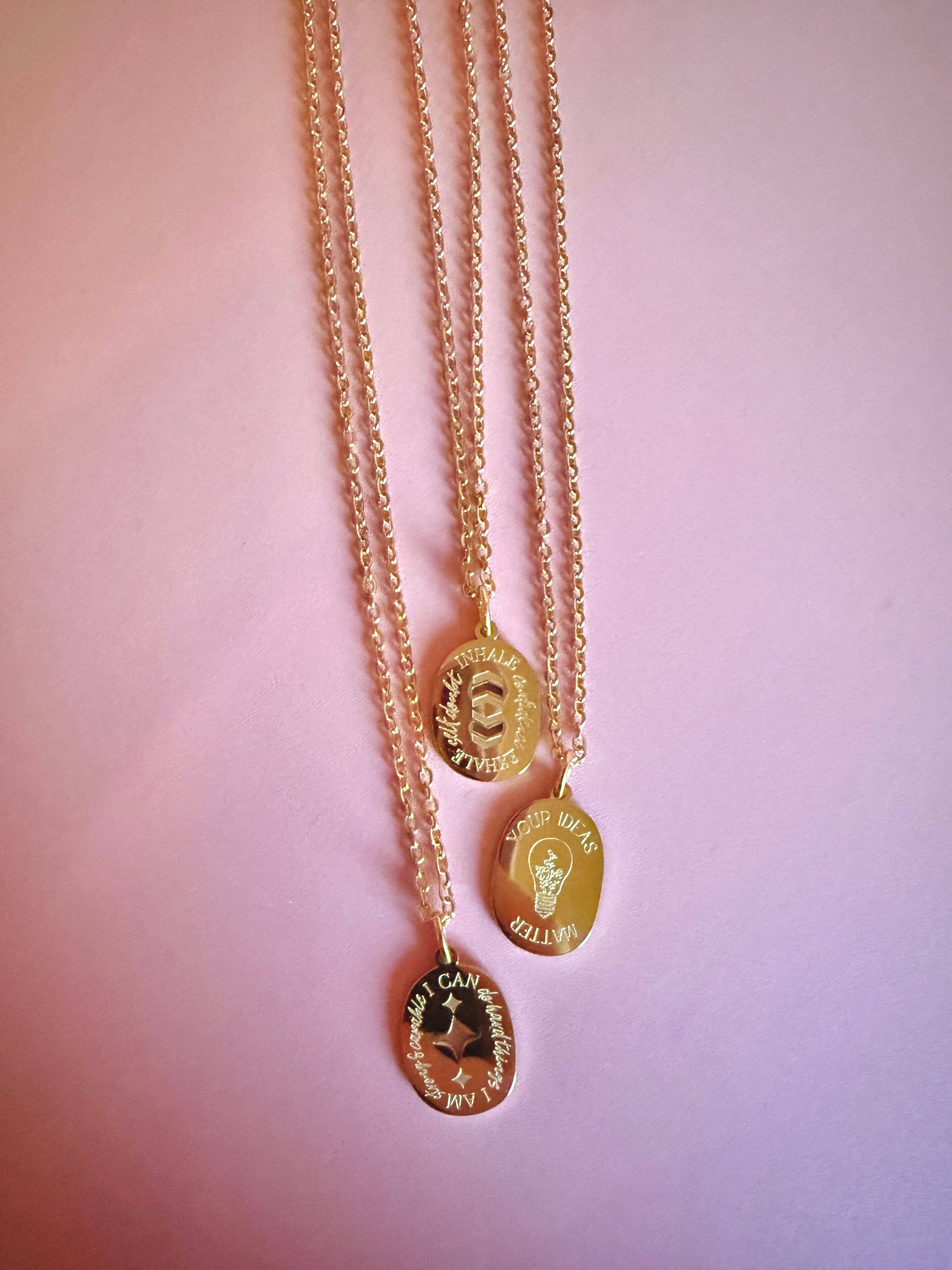 Empowerment Mantra Necklace
 ~ Your Ideas - Layer It Jewelry