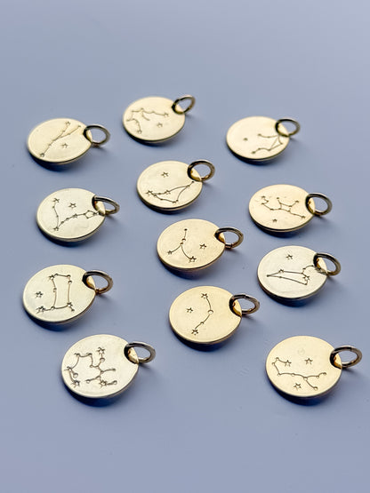 Zodiac Coin Charm - Layer It Jewelry