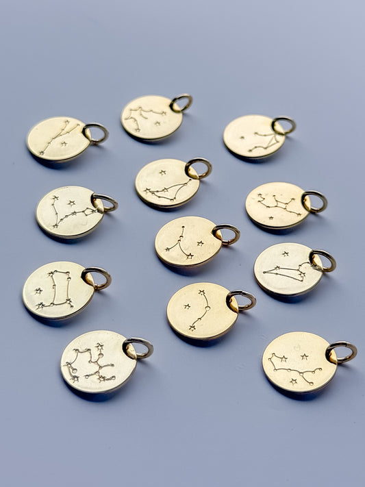 Zodiac Coin Charm - Layer It Jewelry