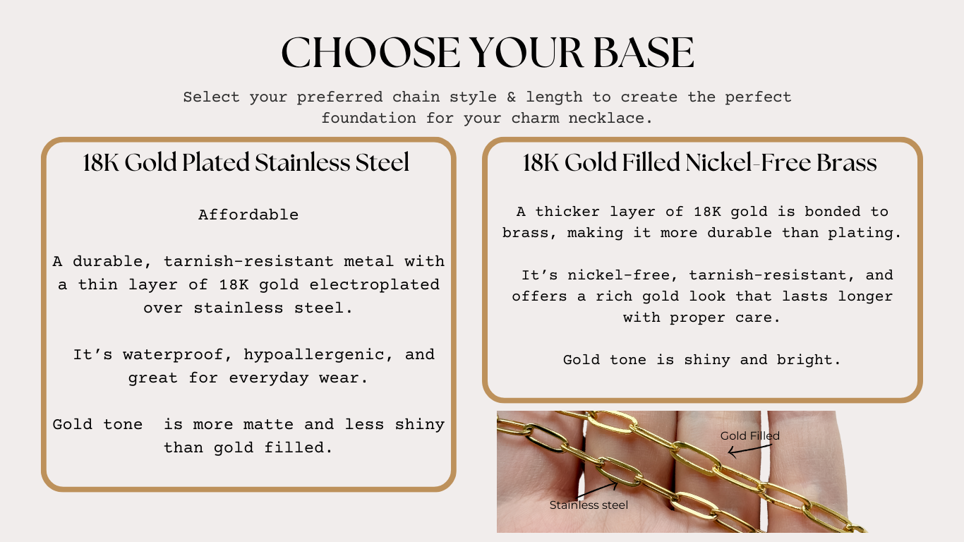Design your own Charm Necklace - Layer It Jewelry