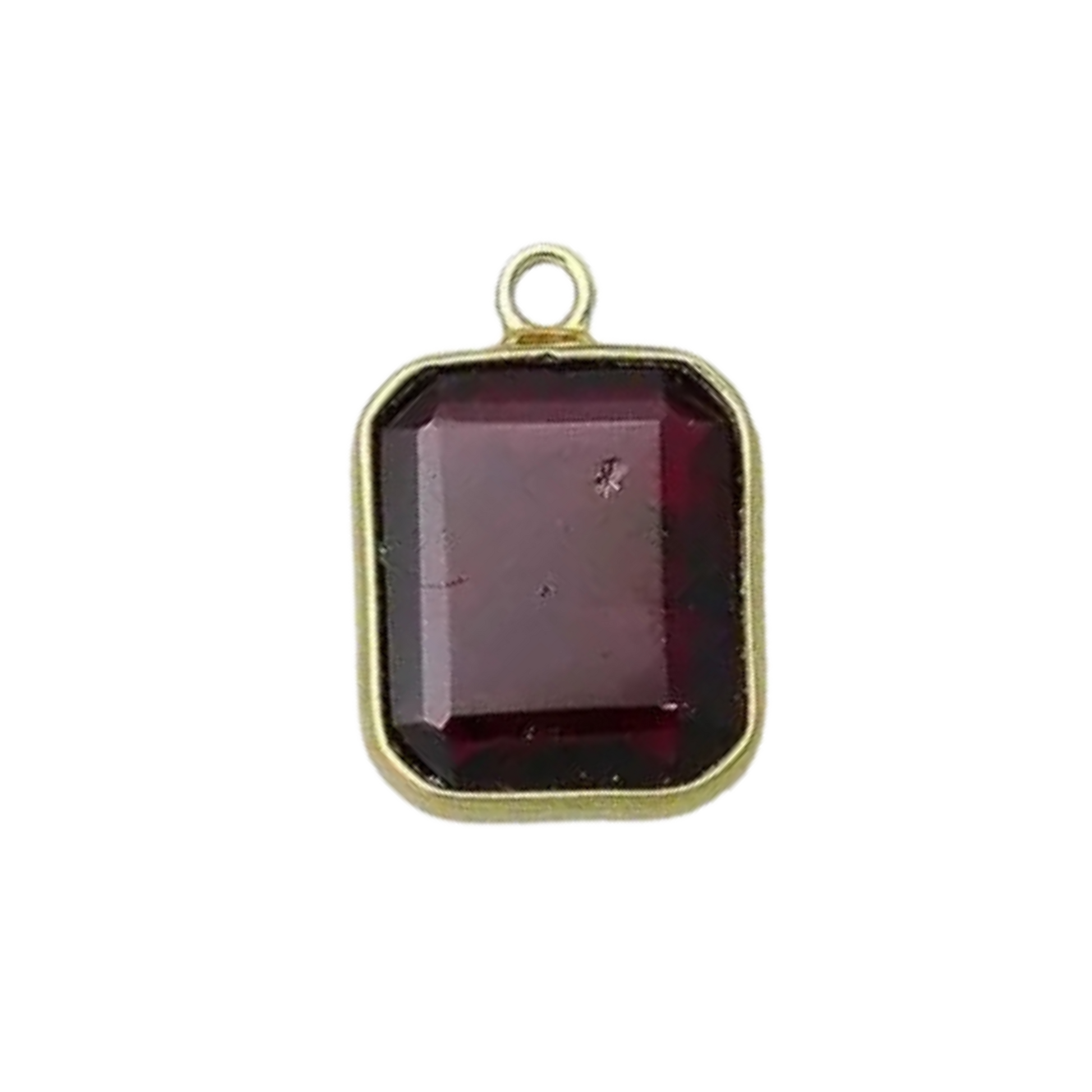 Emerald Cut - Garnet