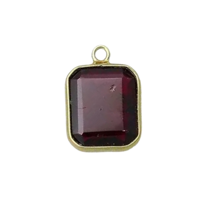 Emerald Cut - Garnet