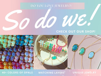 The Opal Tennis Chain - Layer It Jewelry