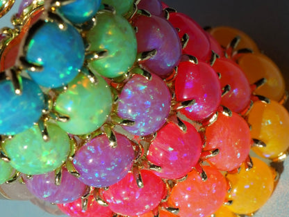 Neon Lab Opal Hoops - Layer It Jewelry