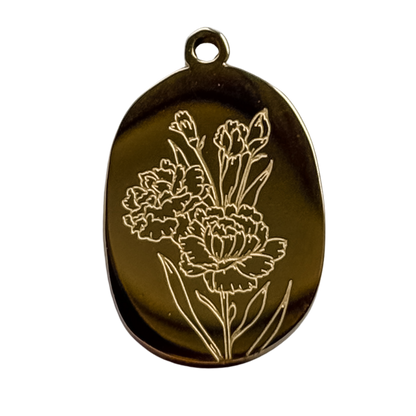 Birthflower Charms - Layer It Jewelry