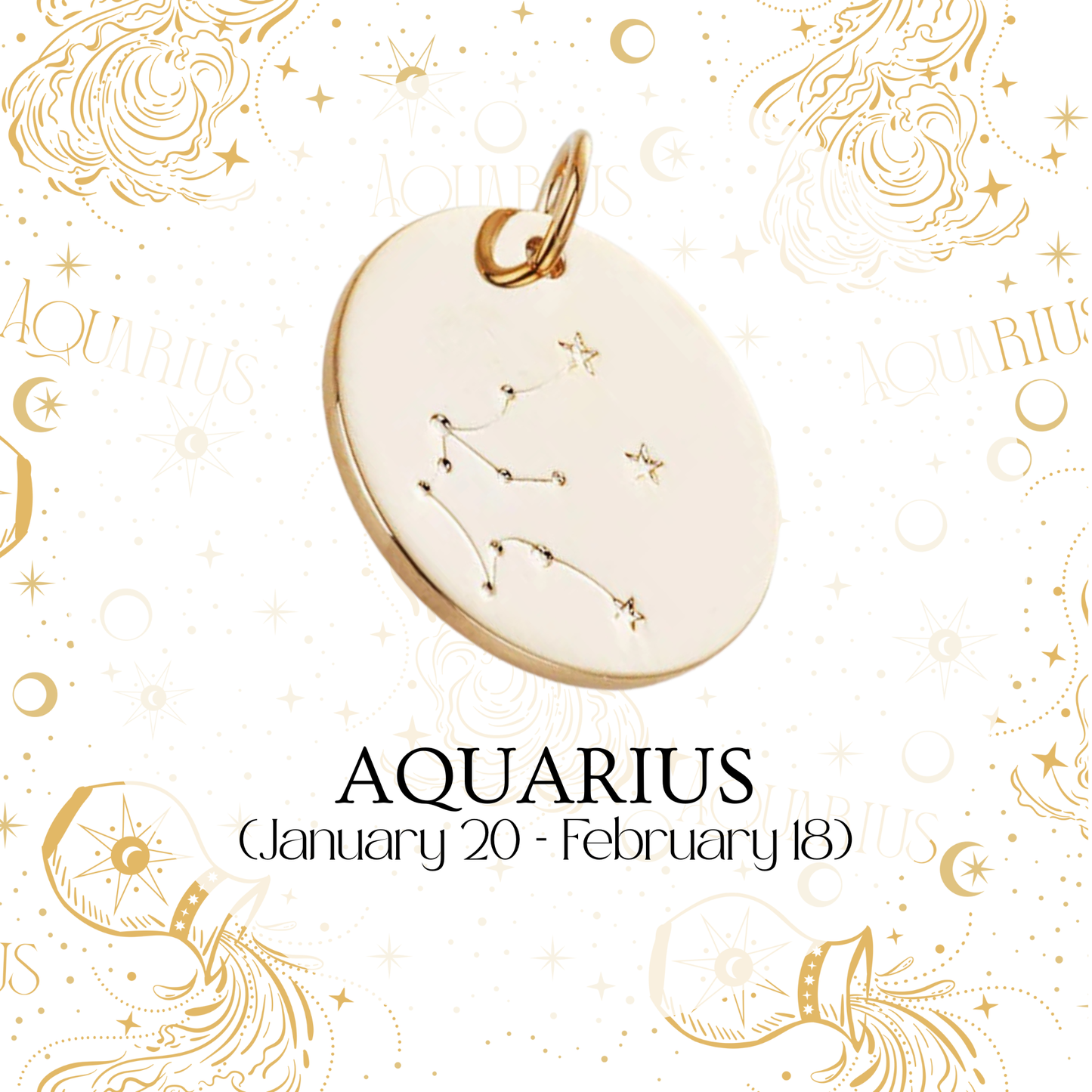 Zodiac Coin Charm - Layer It Jewelry