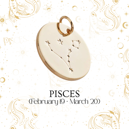 Zodiac Coin Charm - Layer It Jewelry
