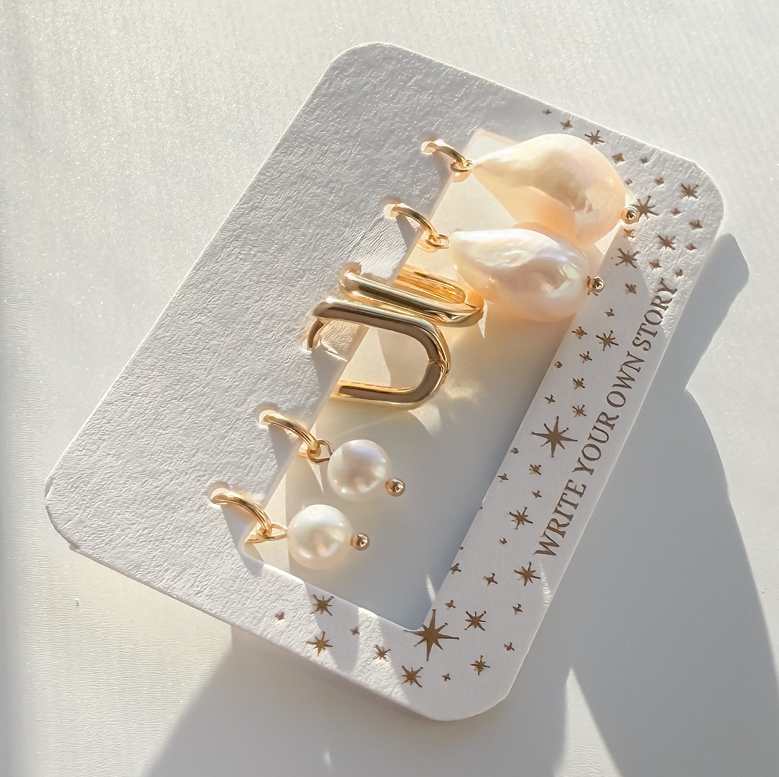 Mix & Match Pearl Huggie Set - Layer It Jewelry