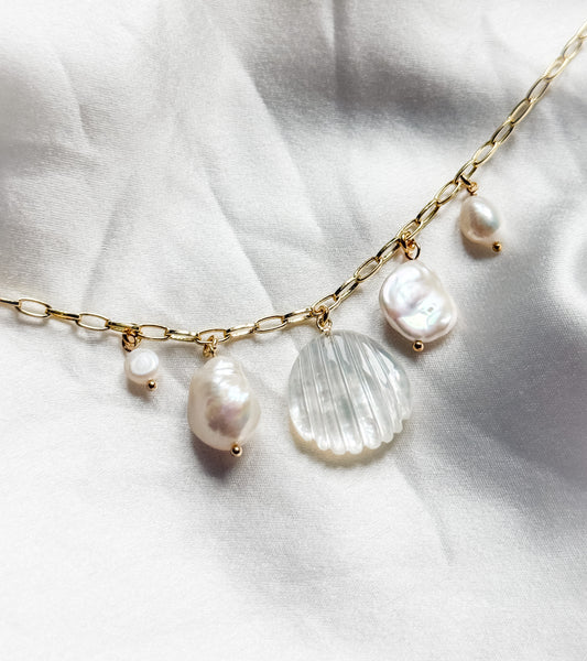 Born of the Sea Charm Necklace