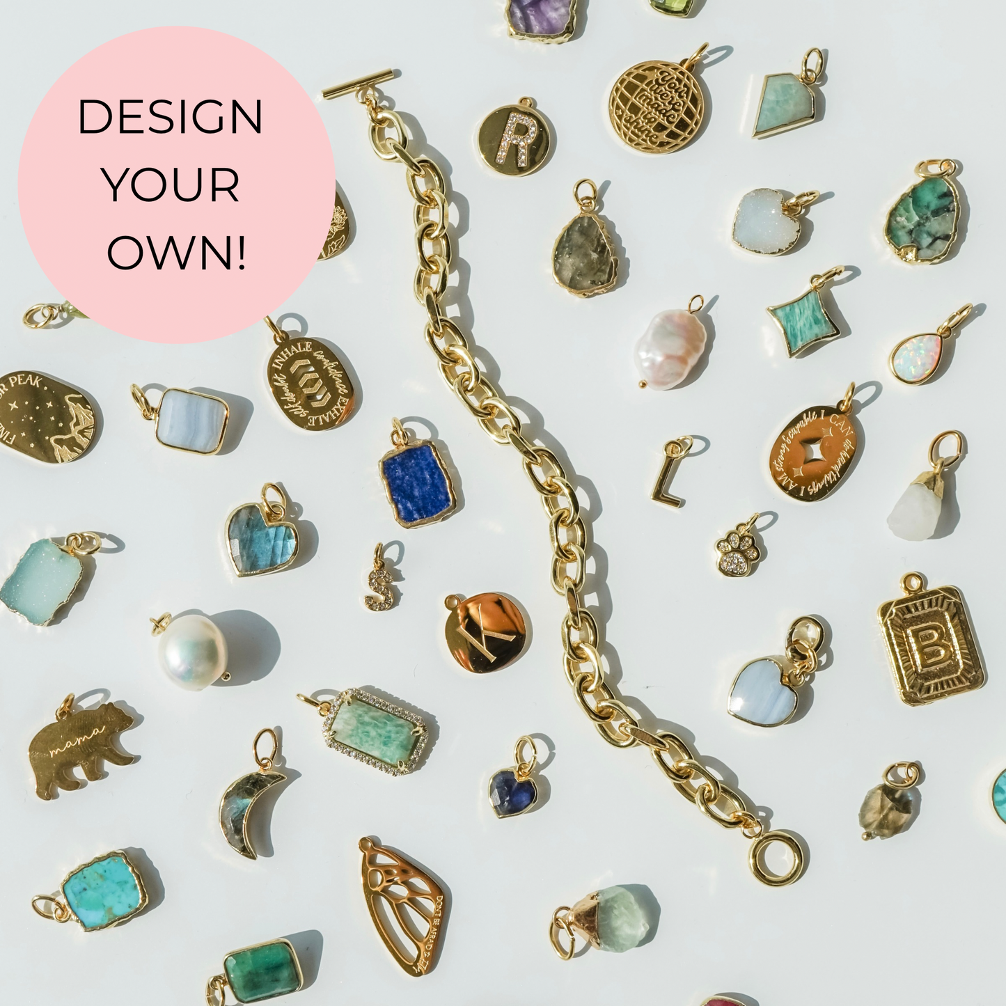Design your own Charm Bracelet - Layer It Jewelry