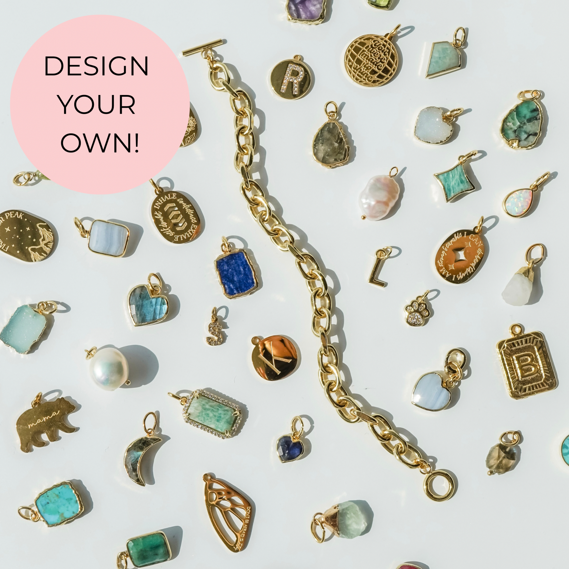 Design your own Charm Bracelet - Layer It Jewelry