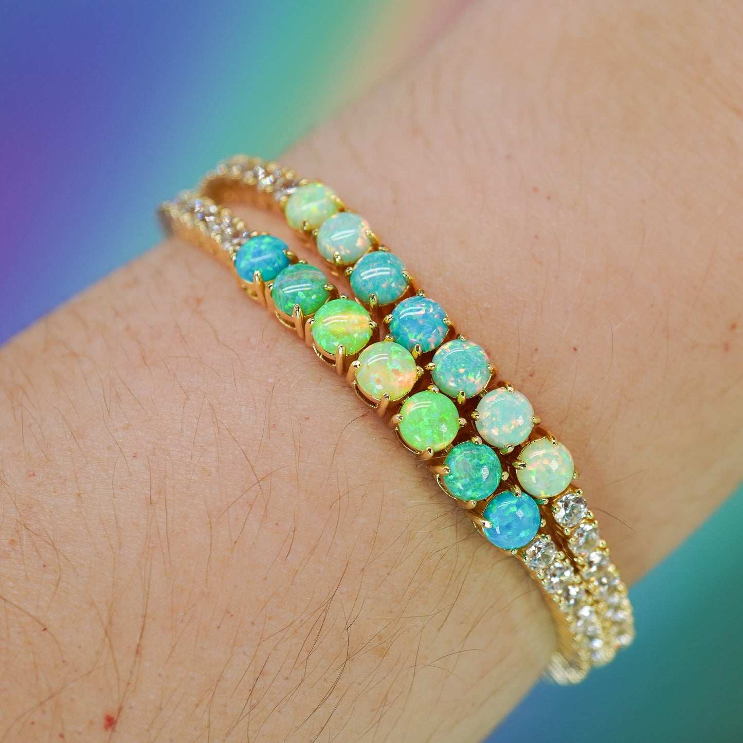 Opal Tennis Bracelet