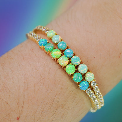 Opal Tennis Bracelet