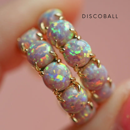 The Neutral Lab Opal Hoops