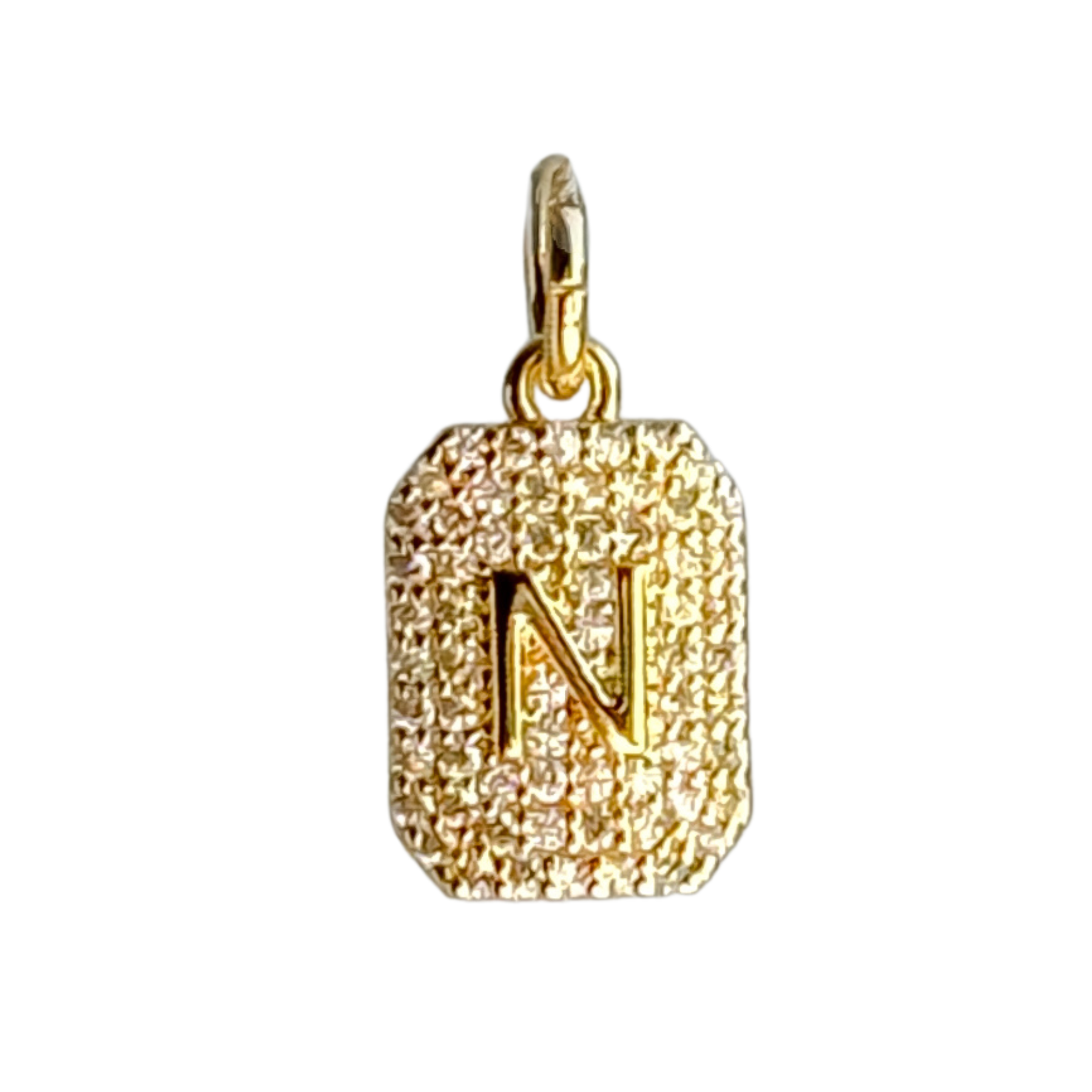 CZ Initial Charm - Layer It Jewelry