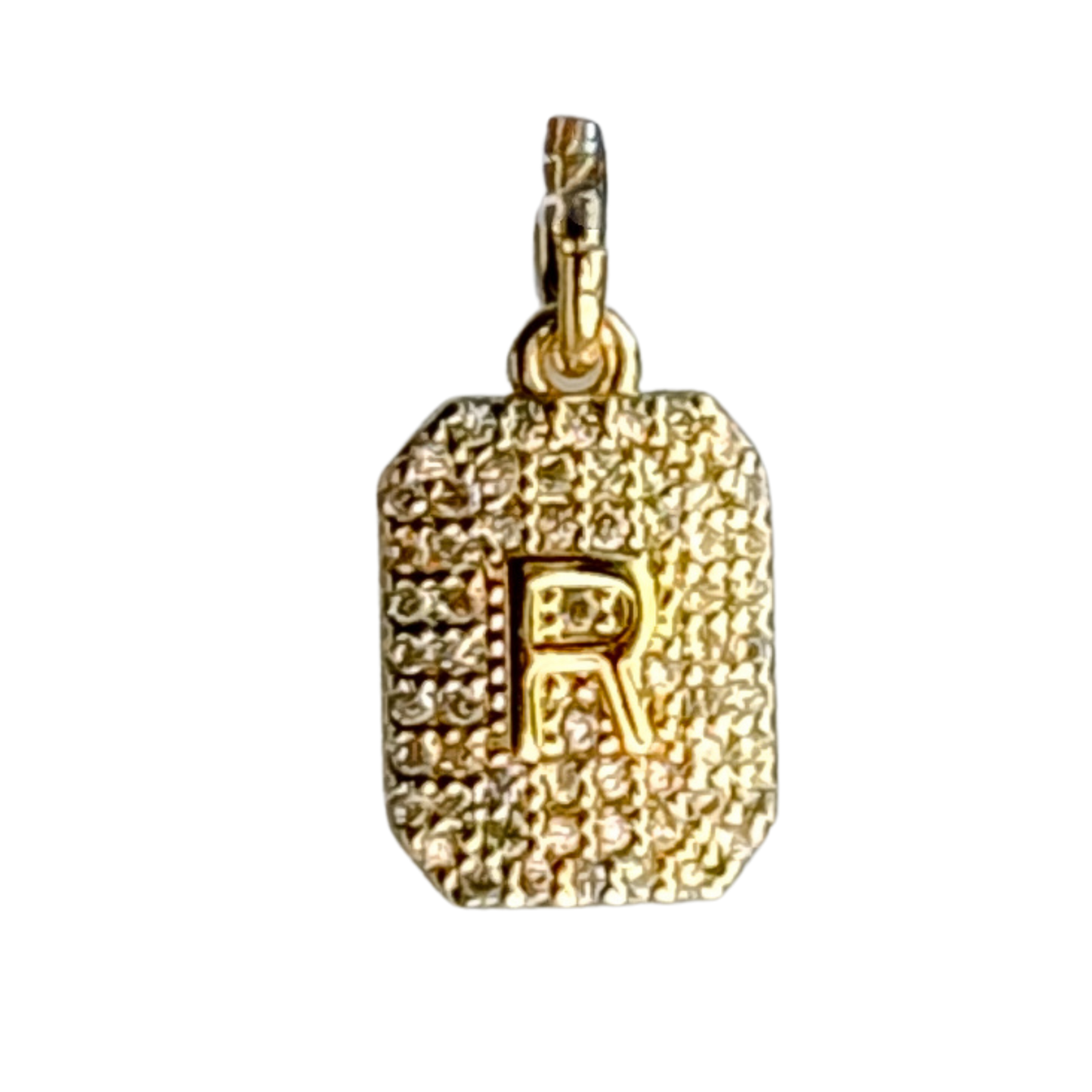 CZ Initial Charm - Layer It Jewelry