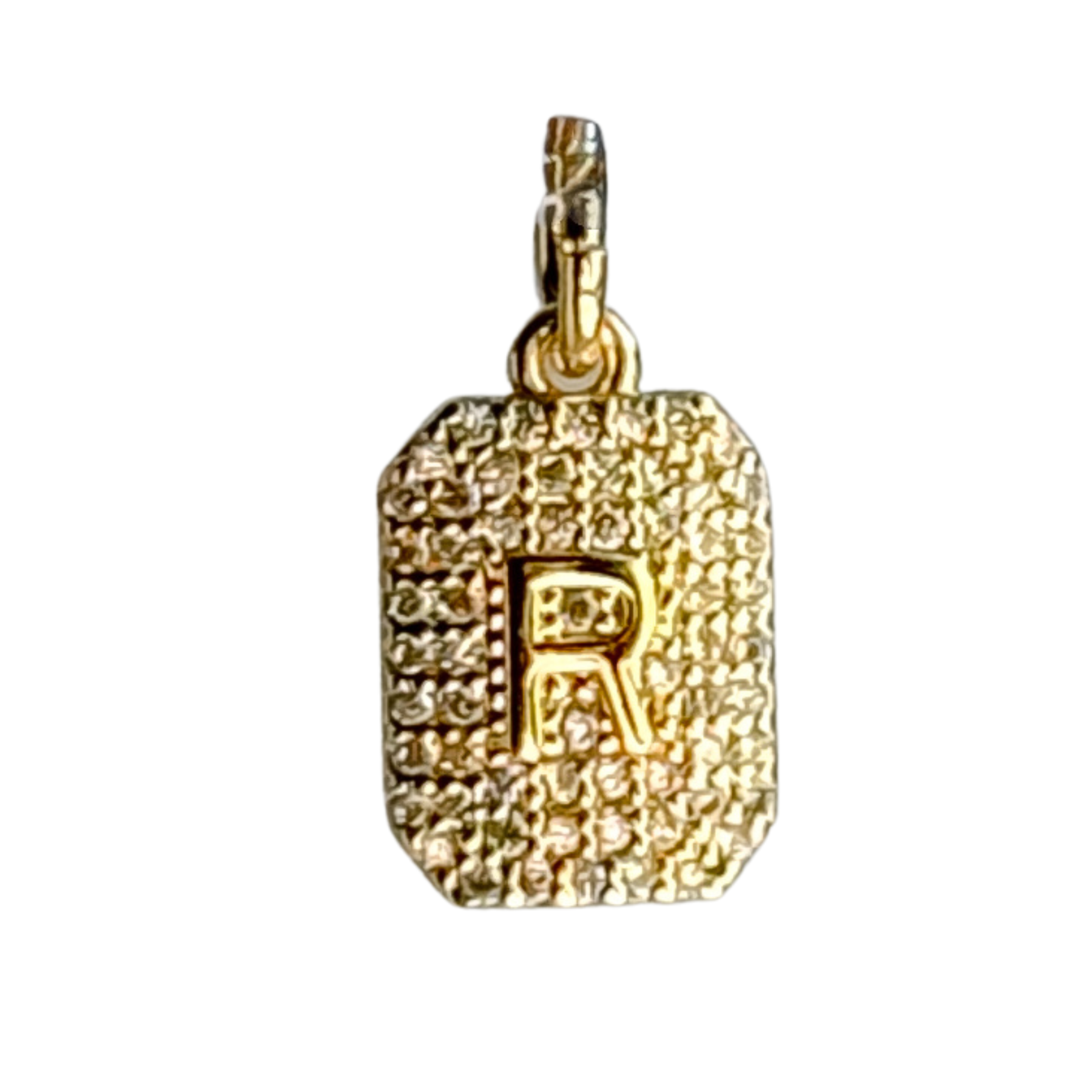 CZ Initial Charm - Layer It Jewelry